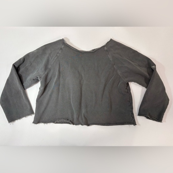 Joah Brown Slouchy Pullover Sweatshirt - Picture 4 of 10